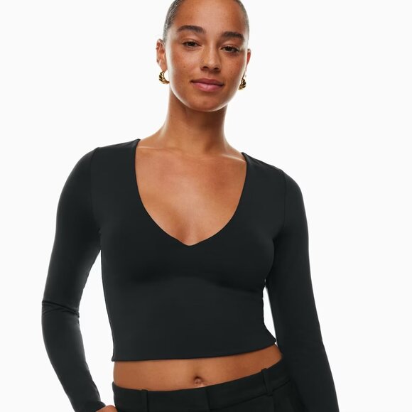 Babaton Contour V-Neck Black Small - Picture 1 of 4
